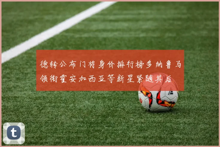 德转公布门将身价排行榜多纳鲁马领衔霍安加西亚等新星紧随其后